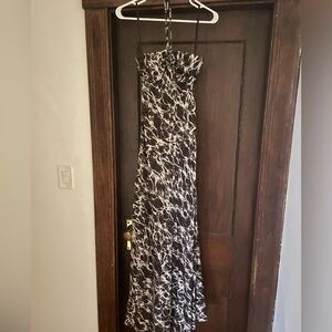 Brown and white Michael Kors dress